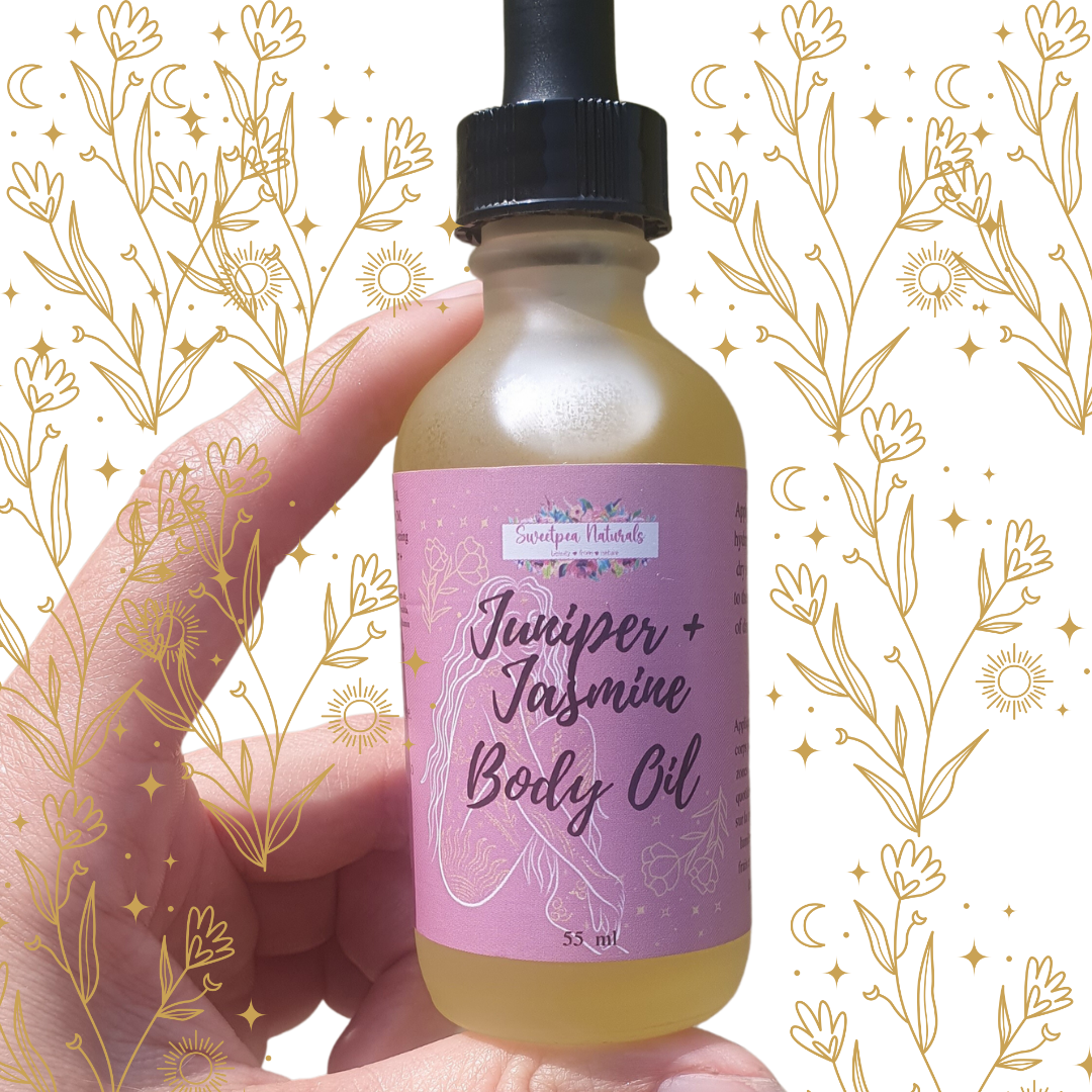 Juniper + Jasmine Body Oil - Sweetpea Naturals 