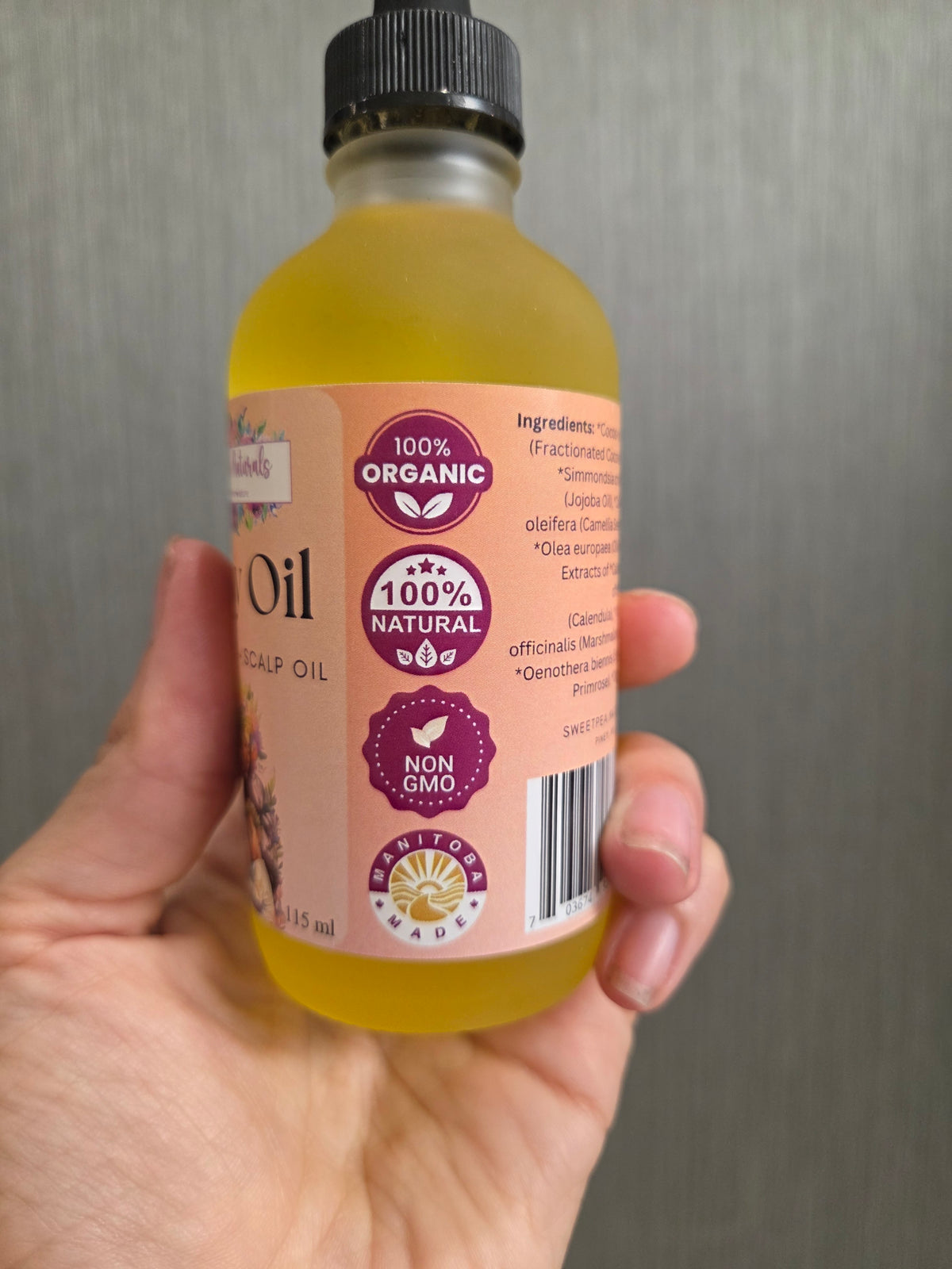 Baby Oil for Bath, Body + Scalp