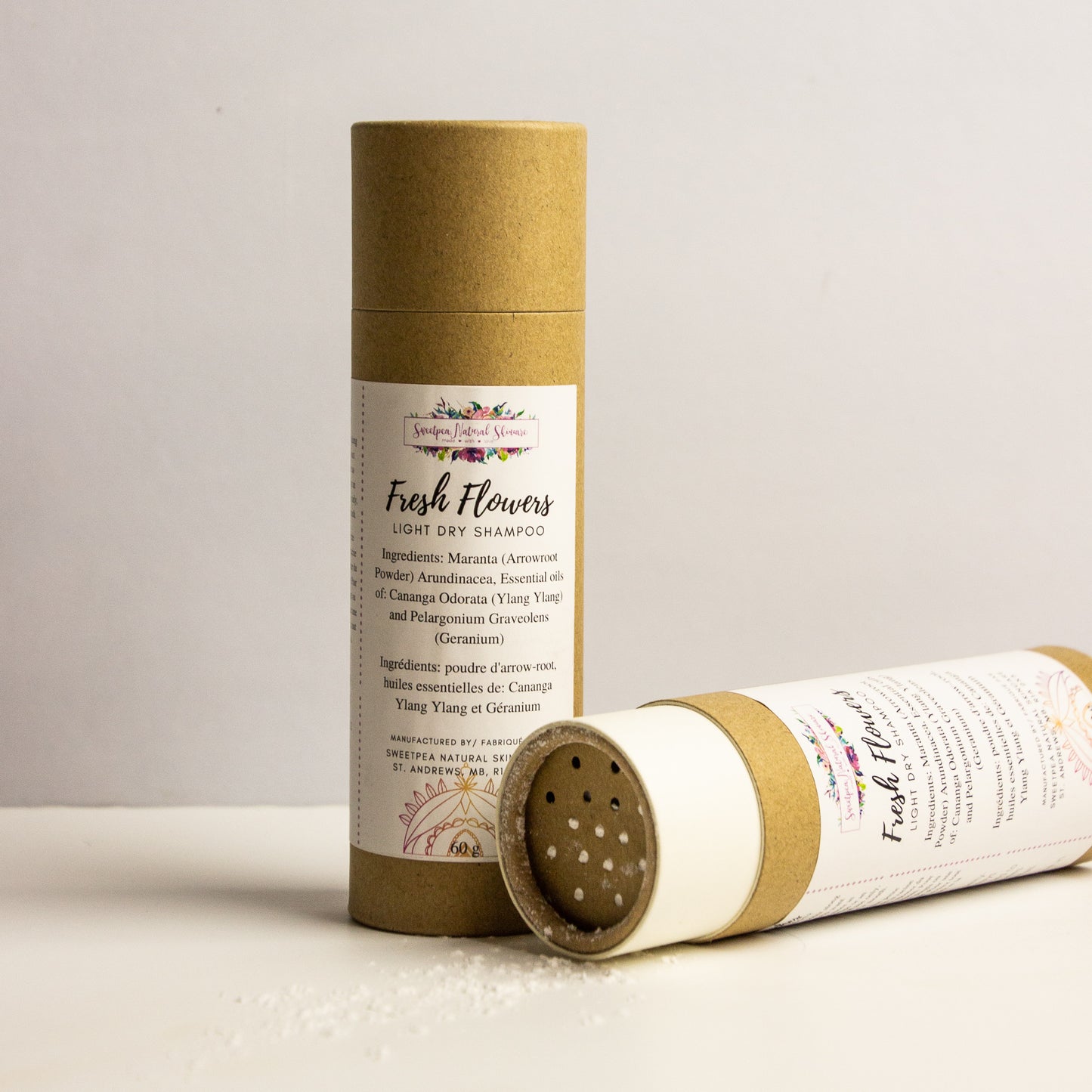 Fresh Flowers Dry Shampoo 60 g - Sweetpea Naturals 