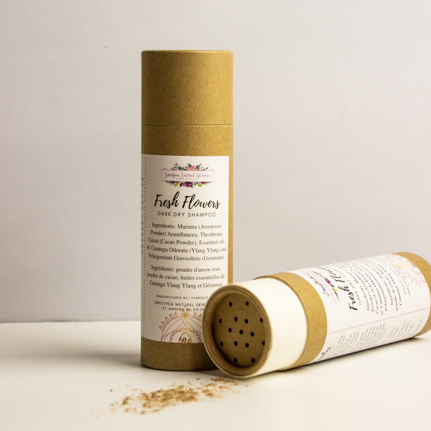 Fresh Flowers Dry Shampoo 60 g - Sweetpea Naturals 